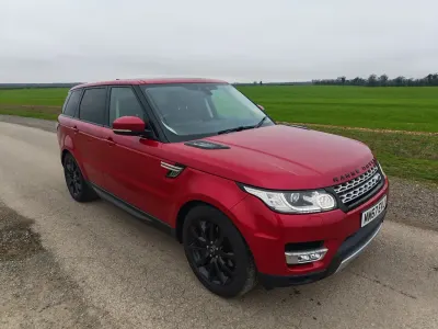 Używany Land Rover Range Rover Sport HSE 302 KM (222 kW) 2017 Czerwony SUV