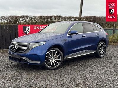 Used Mercedes EQC400 AMG line 300 kW (408 HP) 2021 Blue SUV