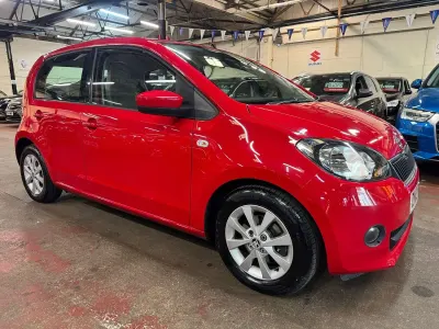 Used Skoda Citigo Elegance 75 HP (55 kW) 2013 Red Hatchback