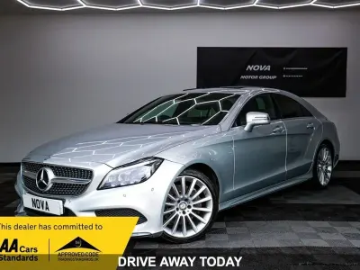 Used Mercedes CLS350 AMG line 2015 Silver Coupe
