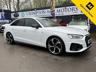 Used Audi A4 Black Edition 150 HP (110 kW) 2021 White Sedan