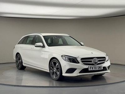 Diamond white Used 2021 Mercedes C220 Estate | £16,500 (Super price)