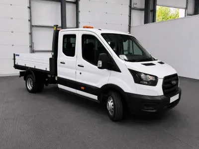 Used Ford Transit S 130 HP (95 kW) 2023 White Cabriolet