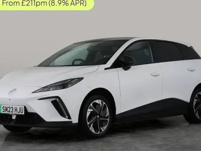 Used MG MG4 EV Trophy 150 kW (204 HP) 2023 White Hatchback