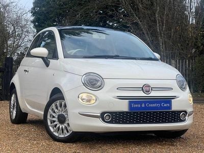 White Used 2018 Fiat 500 Lounge Hatchback | £10,999 (A bit pricey)