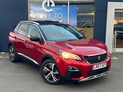 Red Used 2017 Peugeot 3008 Allure Hatchback | £11,995 (A bit pricey)