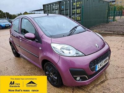 Mauve/purple Used 2013 Peugeot 107 Active Hatchback | £5,888 (Fair price)