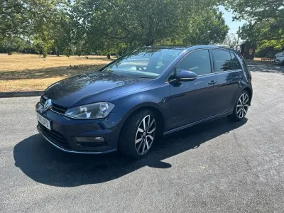 Used VW Golf VII R-line Edition 2016 Blue Hatchback