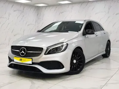 Used Mercedes A200 AMG line 136 HP (100 kW) 2015 Silver Hatchback