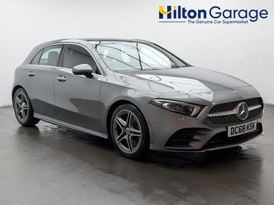 Grey Used 2019 Mercedes A250 AMG line Hatchback | £17,750 (Fair price)