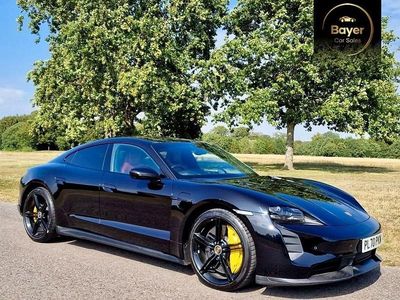 Black Used 2020 Porsche Taycan Performance Package Sedan | £43,985 (Fair price)