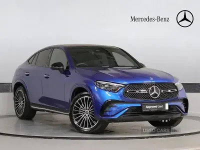 Used Mercedes GLC300 AMG line 258 HP (189 kW) 2025 Blue Coupe