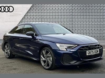 Used Audi A3 Black Edition 147 HP (108 kW) 2025 Blue Sedan