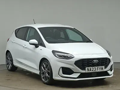 Used Ford Fiesta ST-Line 125 HP (91 kW) 2023 White Hatchback