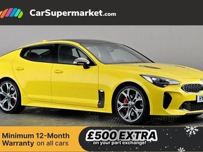 Yellow Used 2019 Kia Stinger Hatchback | £25,197 (Fair price)