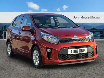 Usado Kia Picanto 84 HP (61 kW) 2018 Laranja Citadino