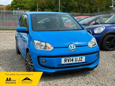 Used VW up! high up! 75 HP (55 kW) 2014 Blue Hatchback