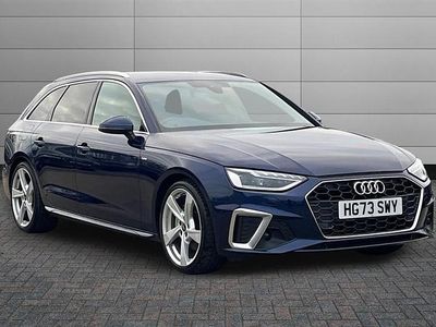Used Audi A4 S-Line 204 HP (150 kW) 2023 Blue Estate