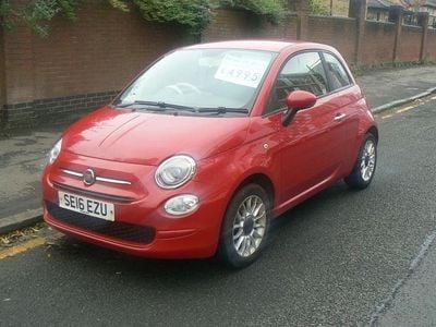 Used Fiat 500 Pop Star 69 HP (50 kW) 2016 Red Hatchback