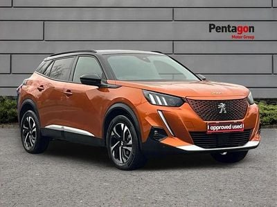 Used Peugeot e-2008 GTi 100 kW (136 HP) 2022 Orange SUV