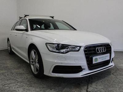 Used Audi A6 S-Line 2014 White Estate