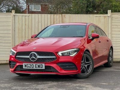 Used Mercedes CLA200 Shooting Brake AMG line 163 HP (119 kW) 2020 Red Estate