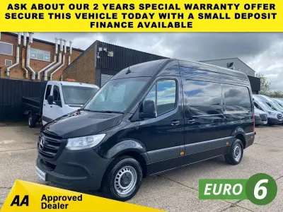 Used Mercedes Sprinter Progressive 150 HP (110 kW) 2024 Black Van