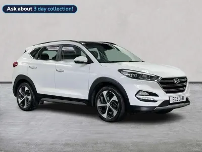 Used Hyundai Tucson Premium SE 185 HP (136 kW) 2016 White SUV