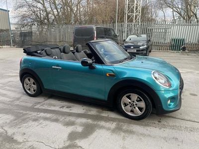 Used Mini Cooper D Cabriolet 116 HP (85 kW) 2016 Turquoise Cabriolet