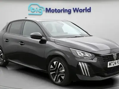 Used Peugeot 208 Allure 101 HP (74 kW) 2024 Black Hatchback