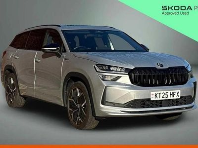Used Skoda Kodiaq SportLine 190 HP (139 kW) 2025 Brilliant silver metallic SUV