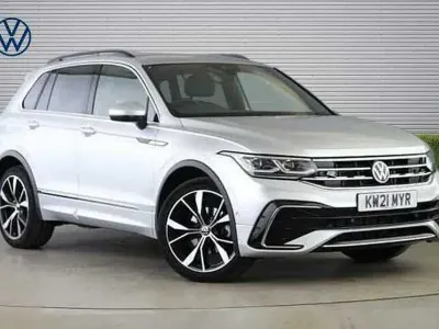 Used VW Tiguan R-line 150 HP (110 kW) 2021 Silver SUV