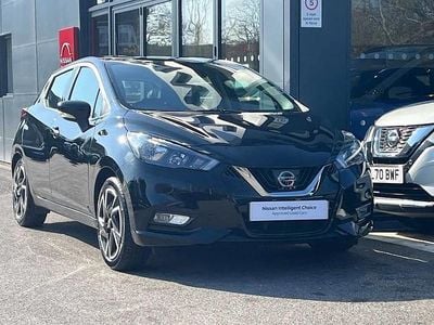 Used Nissan Micra Acenta 91 HP (66 kW) 2021 Black Hatchback