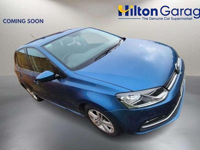Used VW Polo Match 90 HP (66 kW) 2016 Blue Hatchback