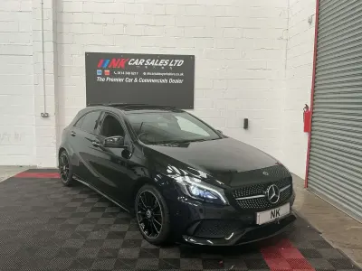 Used Mercedes A200 AMG Line Premium Plus 2017 Black Hatchback