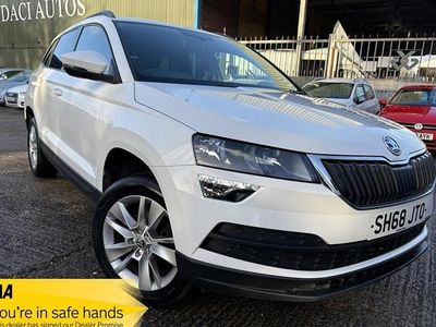 Used Skoda Karoq SE Technology 115 HP (84 kW) 2018 White SUV
