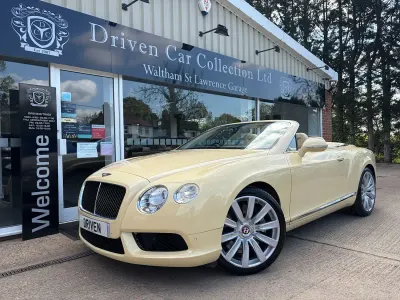 Used Bentley Continental GT Convertible 2014 White Cabriolet