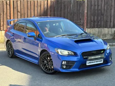 Used Subaru WRX STI 295 HP (216 kW) 2014 Blue Sedan