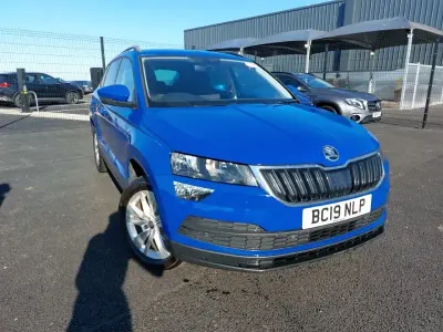Używany Skoda Karoq SE Technology 115 KM (84 kW) 2019 Niebieski SUV