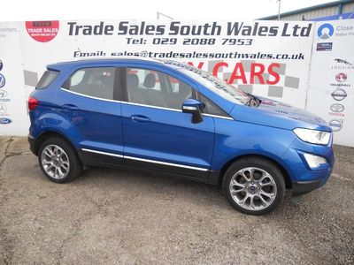 Used Ford Ecosport Titanium 100 HP (73 kW) 2018 Blue SUV