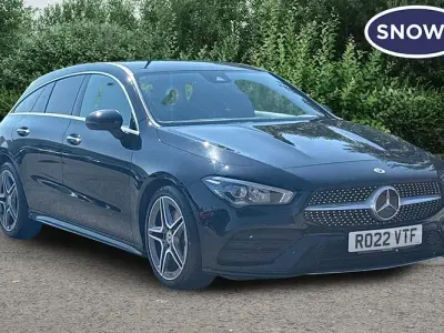 Used Mercedes CLA200 AMG Line Premium 163 HP (119 kW) 2022 Black Coupe