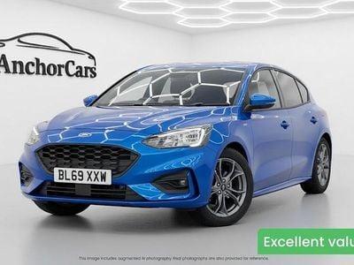 Blue Used 2020 Ford Focus ST-Line Hatchback | £10,690 (Good price)