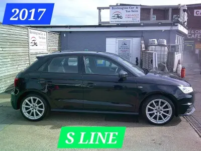 Begagnad Audi A1 S-Line 116 HK (85 kW) 2017 Svart Halvkombi