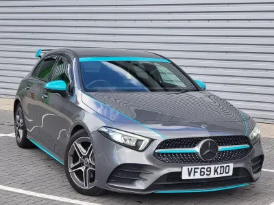 Used Mercedes A180 AMG Line Premium 116 HP (85 kW) 2019 Grey Hatchback