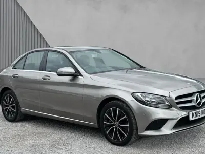 Second-hand Mercedes C200 SE 184 CP (135 kW) 2019 Argintiu