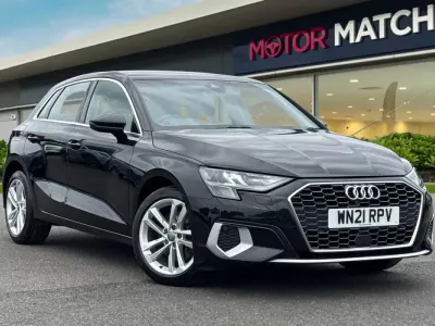 Used Audi A3 Sport 116 HP (85 kW) 2021 Black Sedan