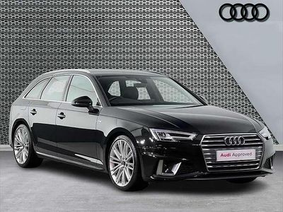 Used Audi A4 S-Line 147 HP (108 kW) 2019 Black Estate