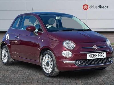 Used Fiat 500 Lounge 69 HP (50 kW) 2018 Red Hatchback
