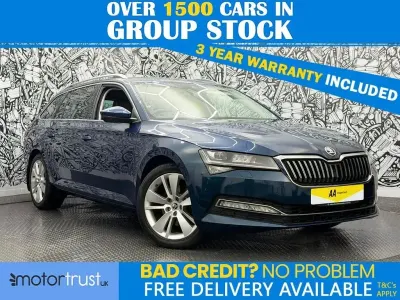 Usado Skoda Superb SE L 190 CV (139 kW) 2019 Azul Familiar