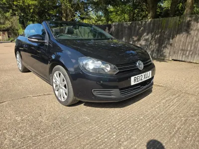 Usado VW Golf Cabriolet SE 140 HP (102 kW) 2012 Preto Cabrios